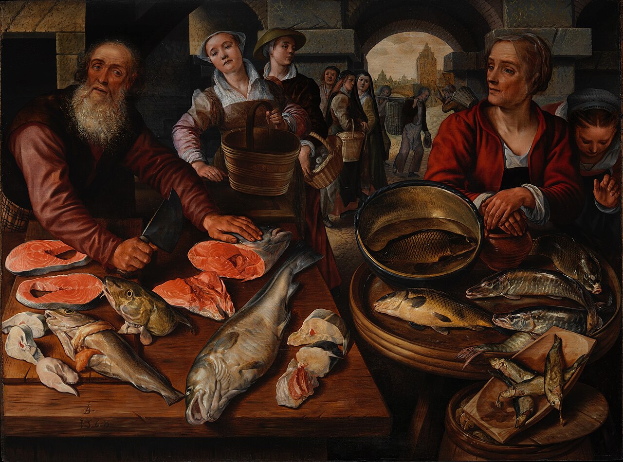 Fish Market by Joachim Beuckelaer