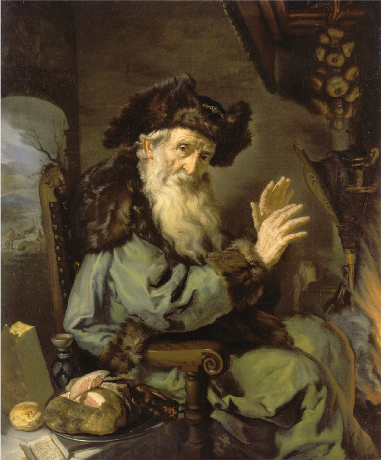 January by Joachim von Sandrart the Elder