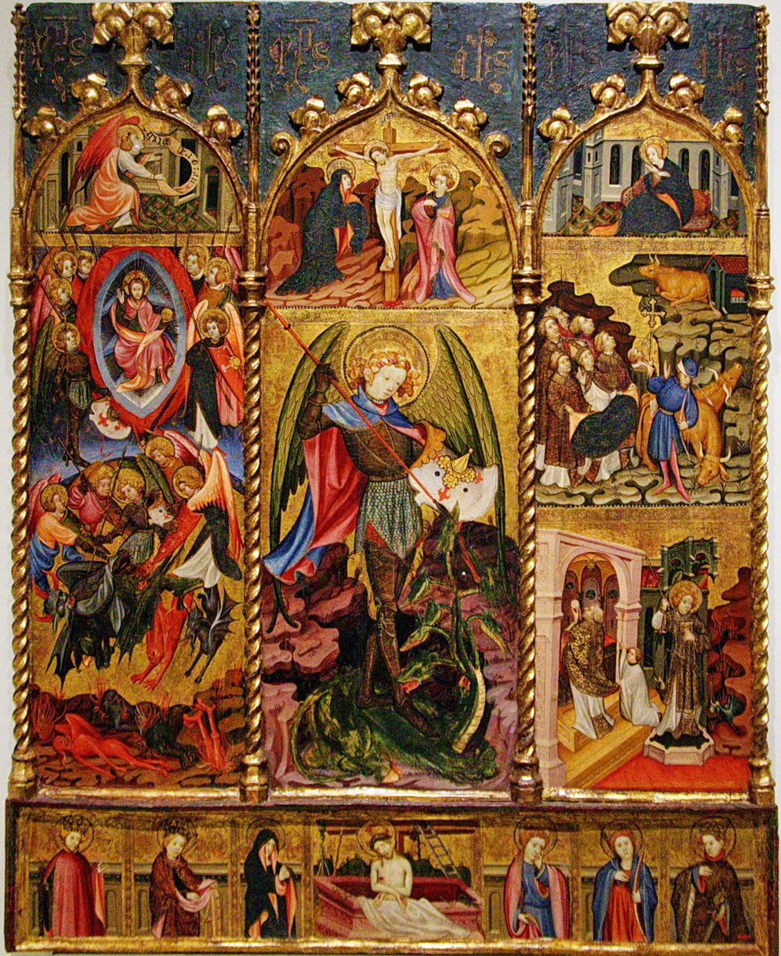 Altarpiece of Saint Michael the Archangel by Joan Mates