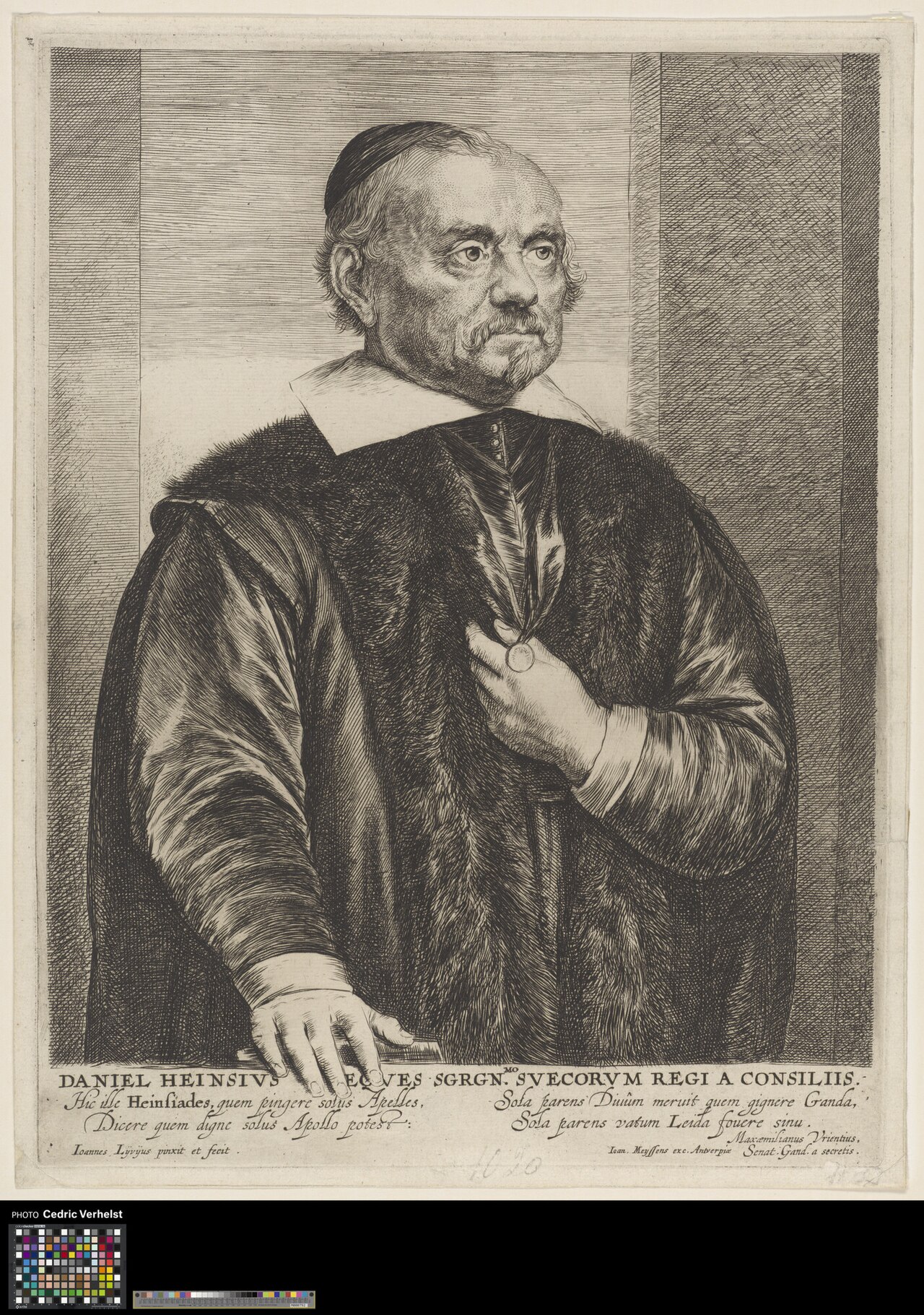 Portrait of Daniël Heinsius by Joannes Meyssens