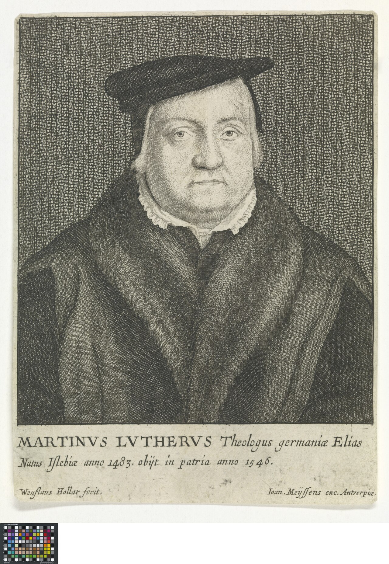 Portrait of Martin Luther by Joannes Meyssens