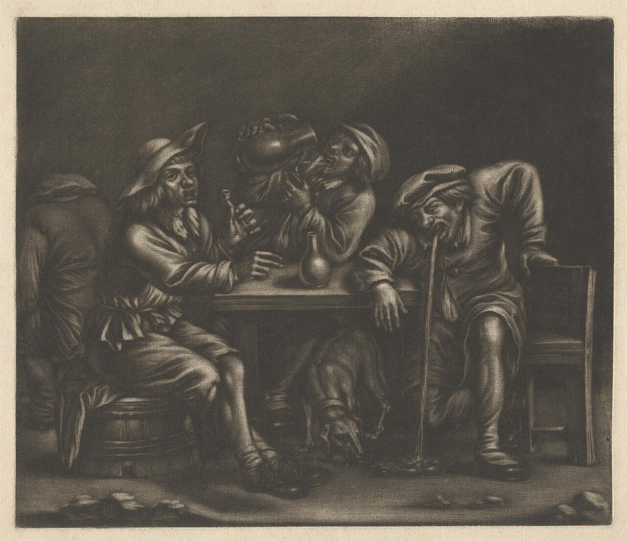 The Drinkers by Joannes van der Brugghen