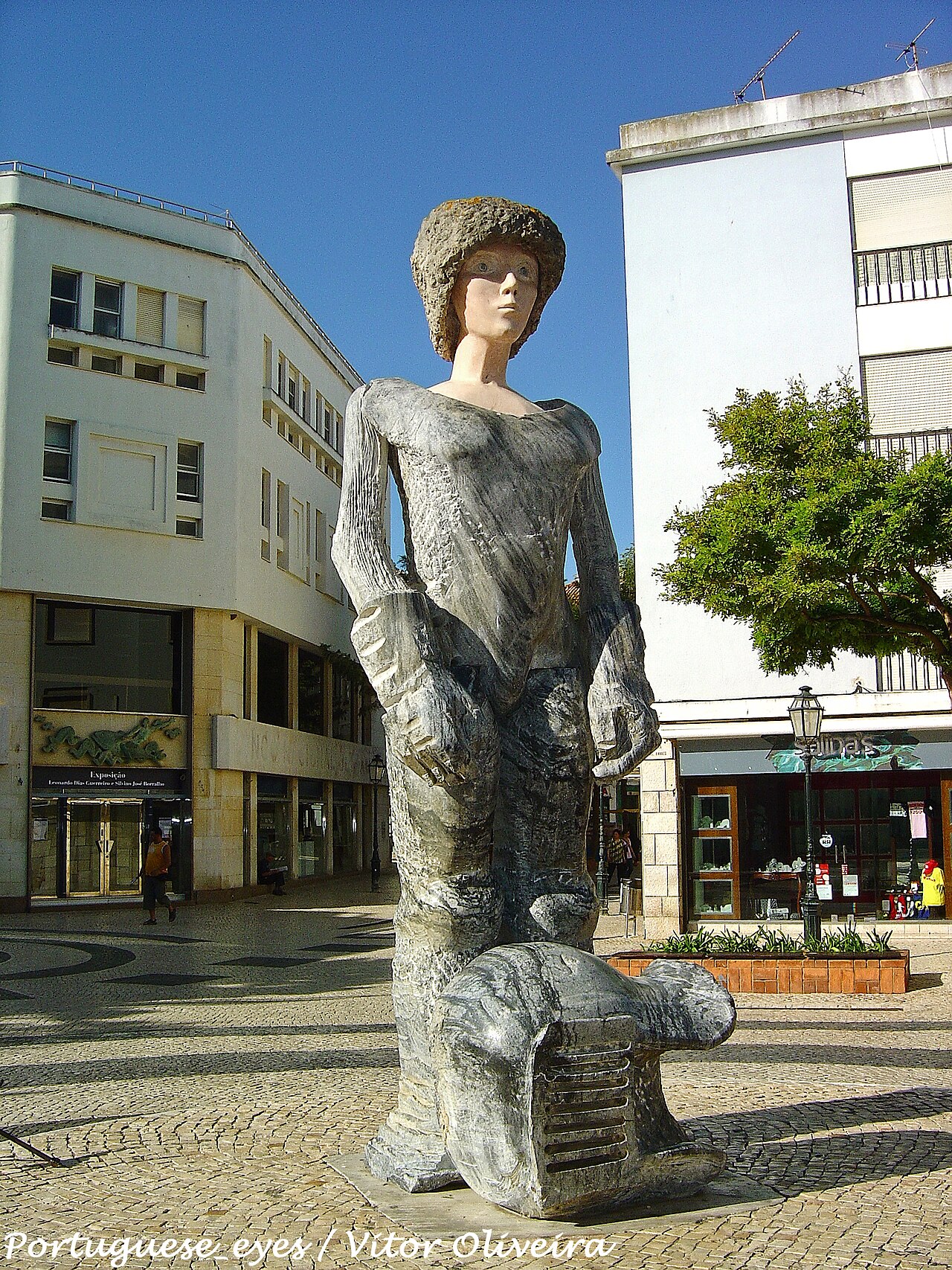 Statue of Sebastian of Portugal by João Cutileiro