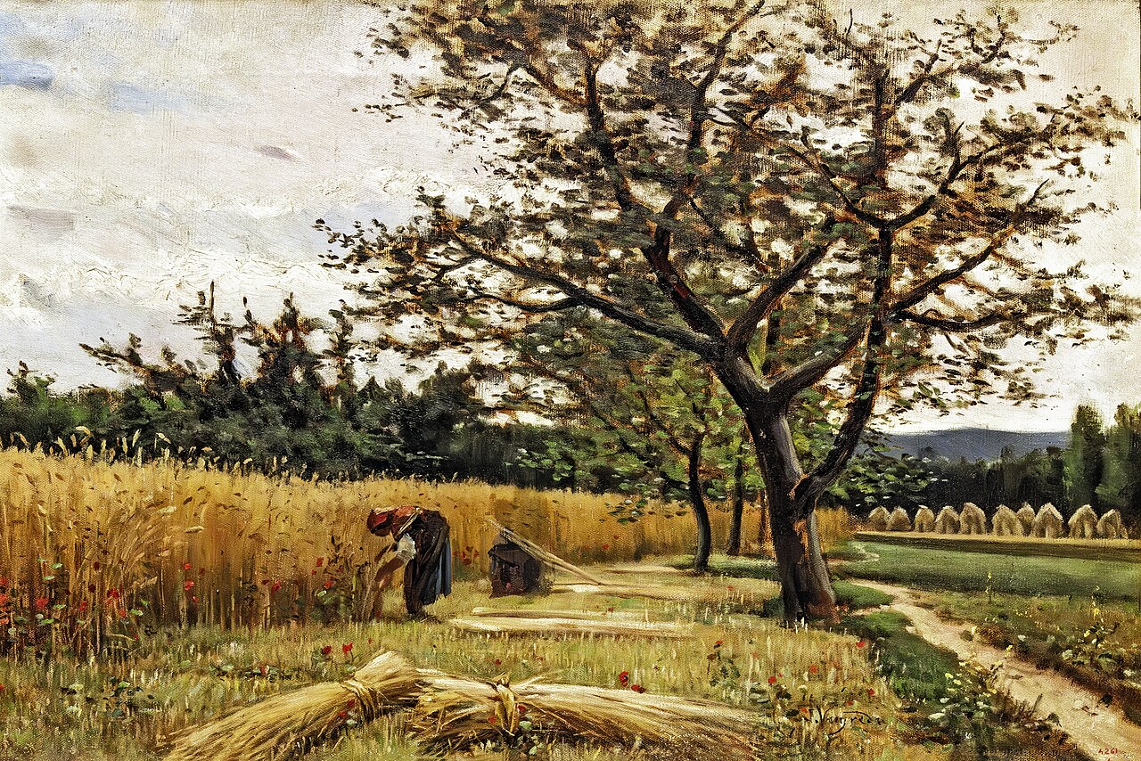 Reaping by Joaquim Vayreda i Vila