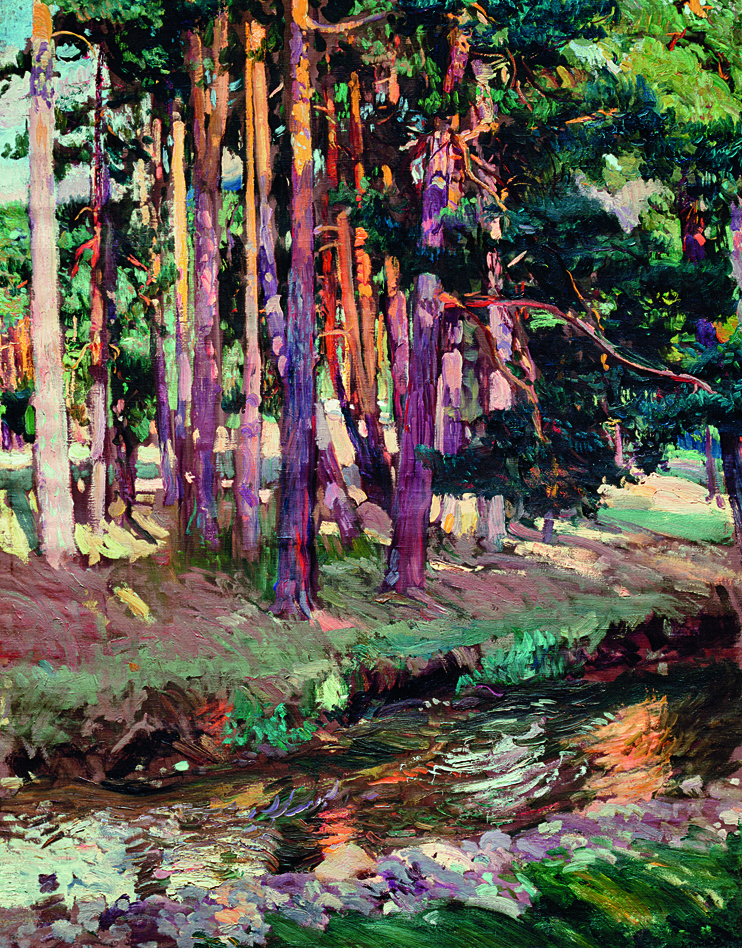 The Forest. La Granja by Joaquín Sorolla
