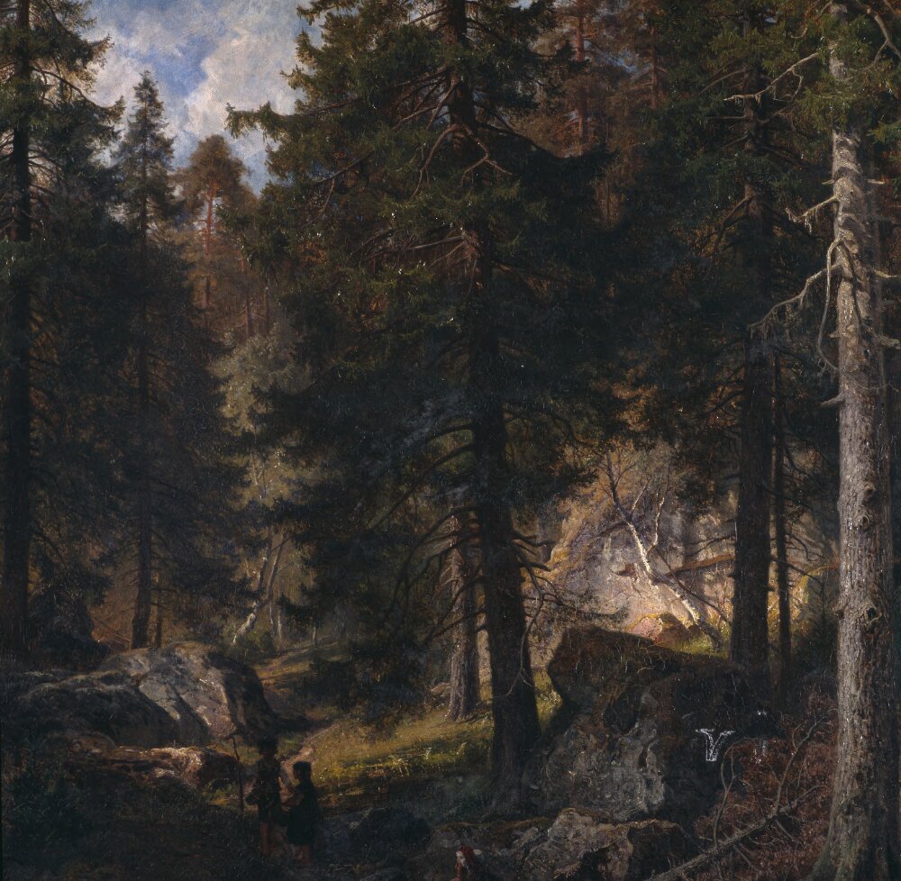 In the Forest by Johan Edvard Bergh