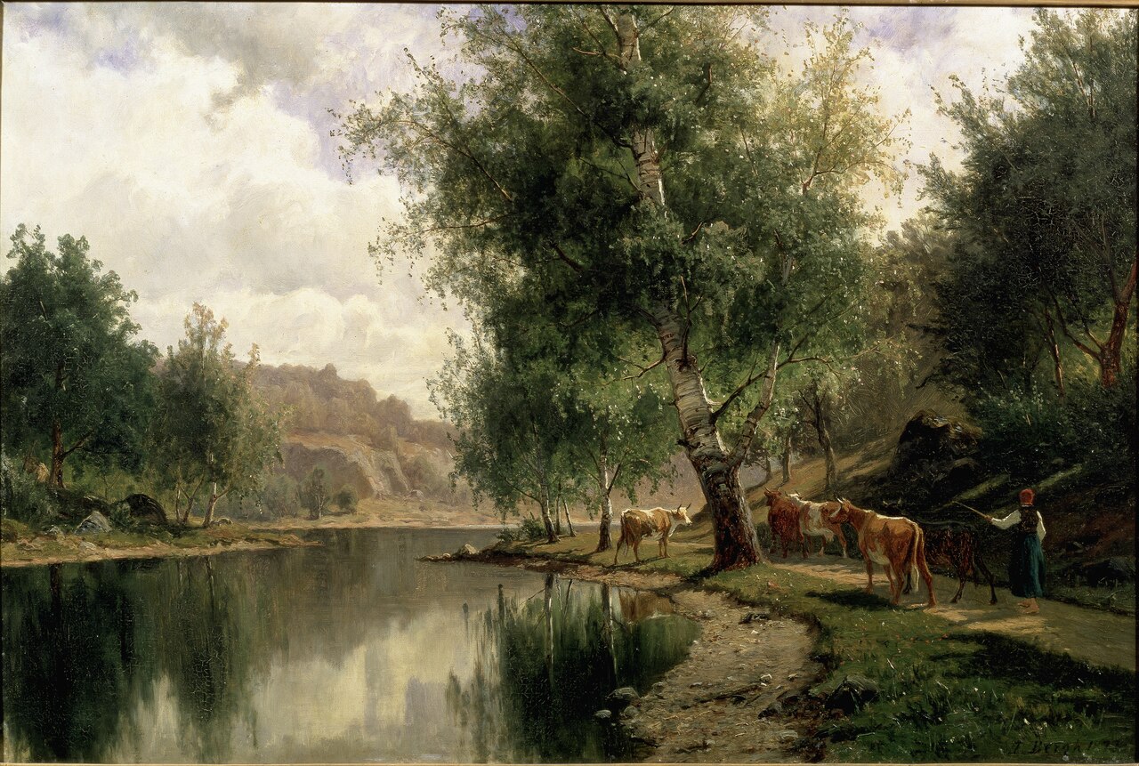 Summer Landscape by Johan Edvard Bergh