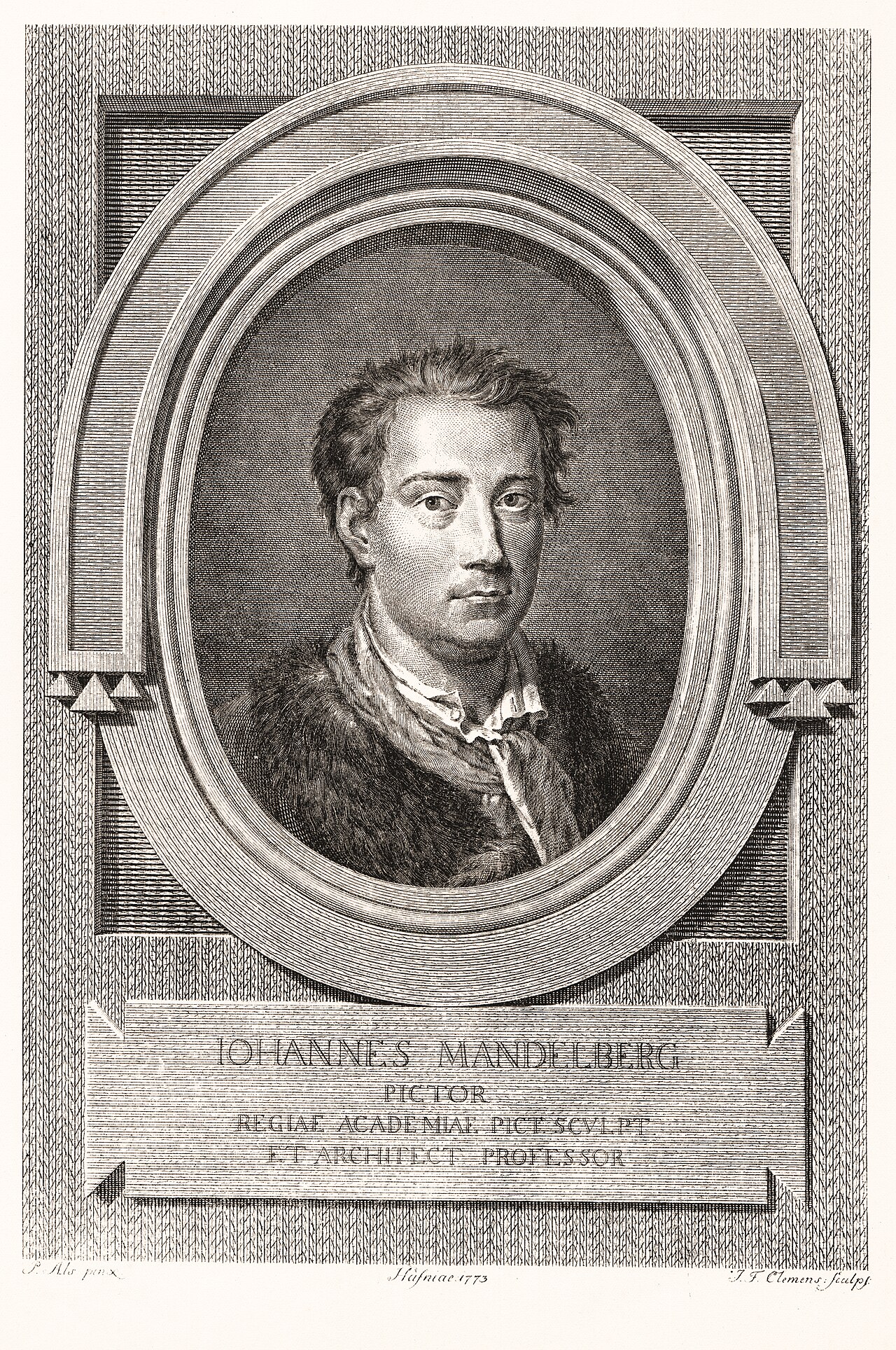 Portrait of Johan Edvard Mandelberg