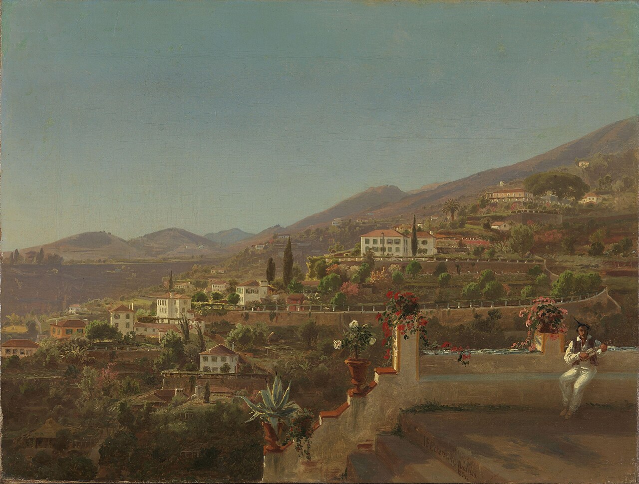 View of Funchal, Madeira by Johan Fredrik Eckersberg