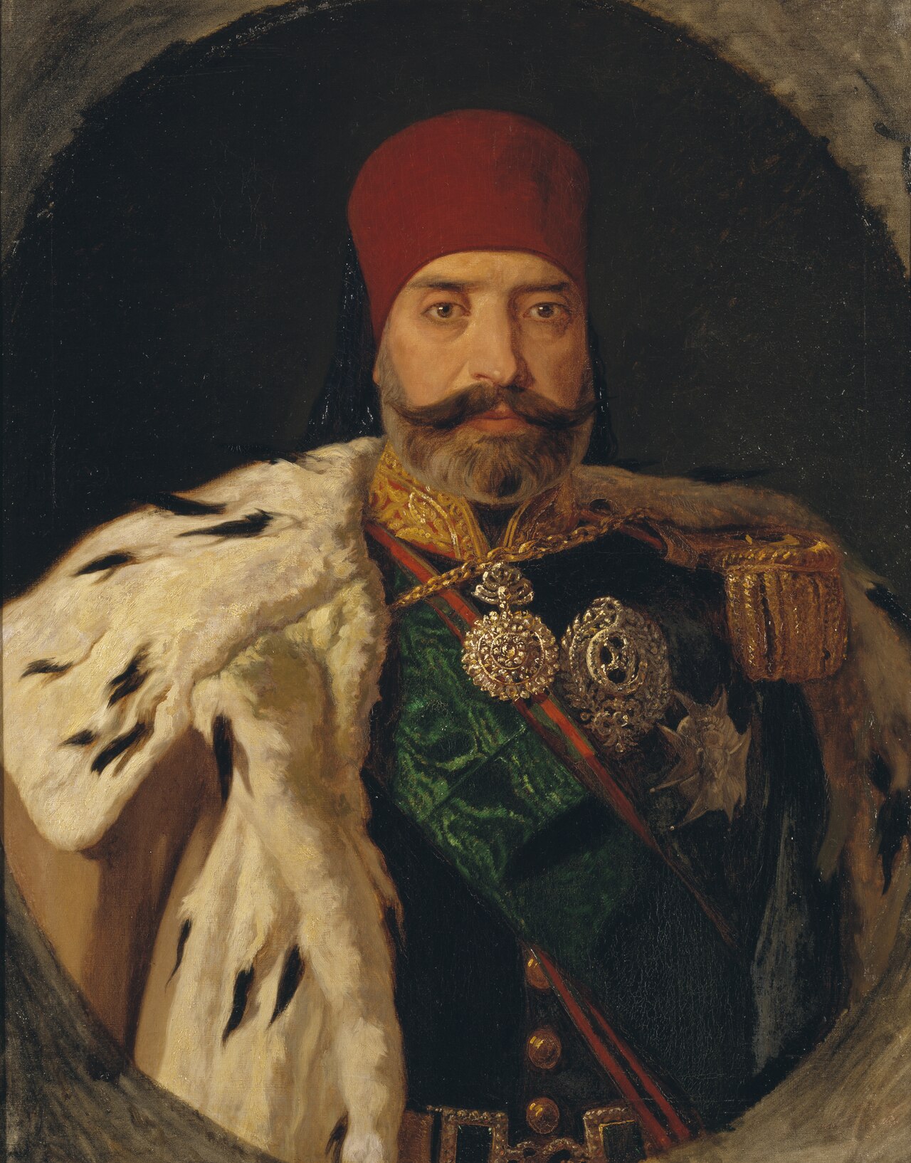 The Bey of Tunis, Sid Muhammed Es Sadok by Johan Fredrik Höckert