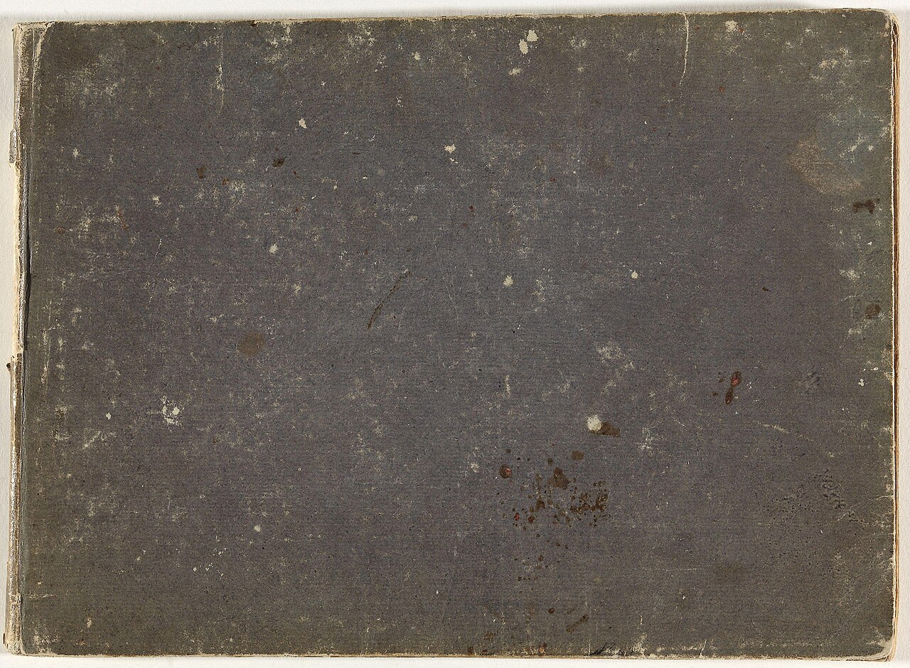 Sketchbook with motifs from Italian popular life by Johan Gørbitz