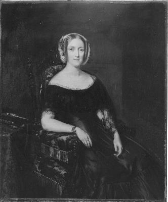 Portrait of Wilhelmina Cornelia van der Poll (1795-1847) by Johan Georg Schwartze