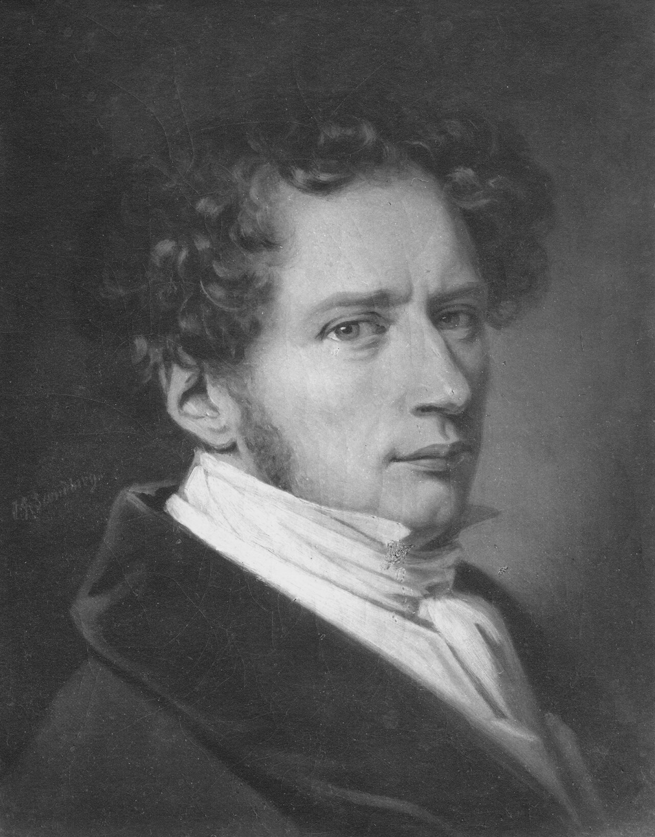 Självporträtt by Johan Gustaf Sandberg