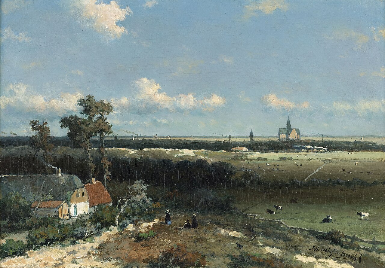 View on Harlem by Johan Hendrik Weissenbruch