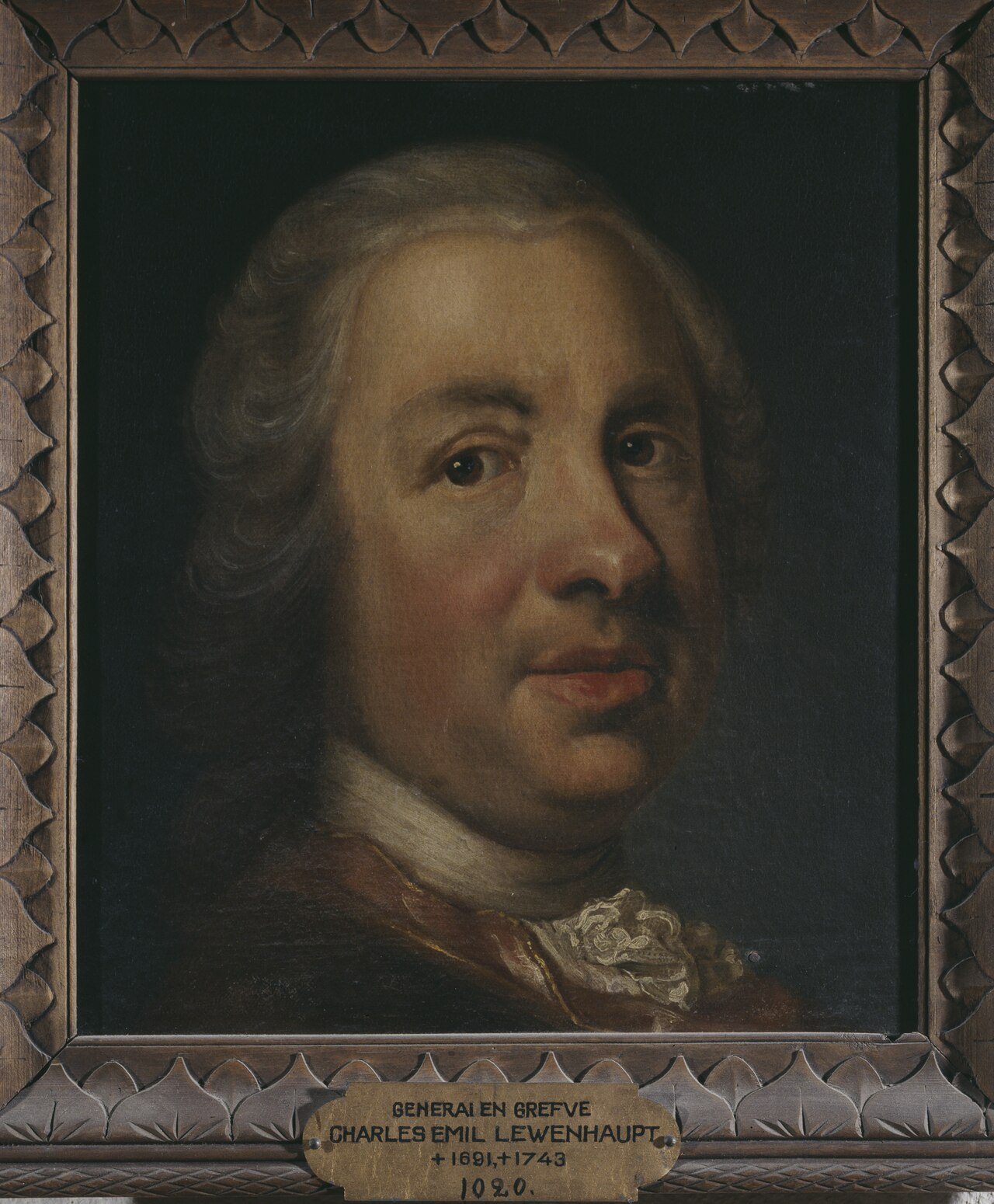 Charles Emil Lewenhaupt, 1691-1743 by Johan Henrik Scheffel