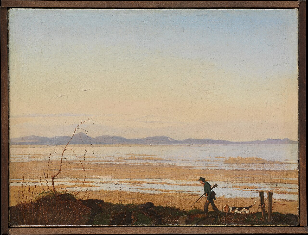An Evening beside Lake Arresø by Johan Lundbye
