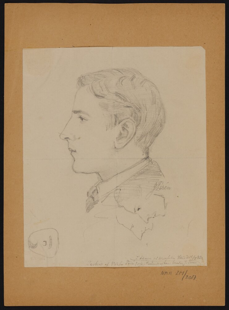 Portrait of the Artist’s Brother, Victor Tirén, 17 Years Old by Johan Tirén