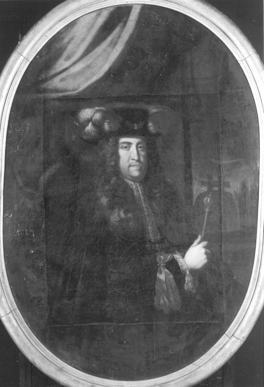 Portrait of Emperor Charles VI, misidentified with Leopold I by Johann Baptist Ruel