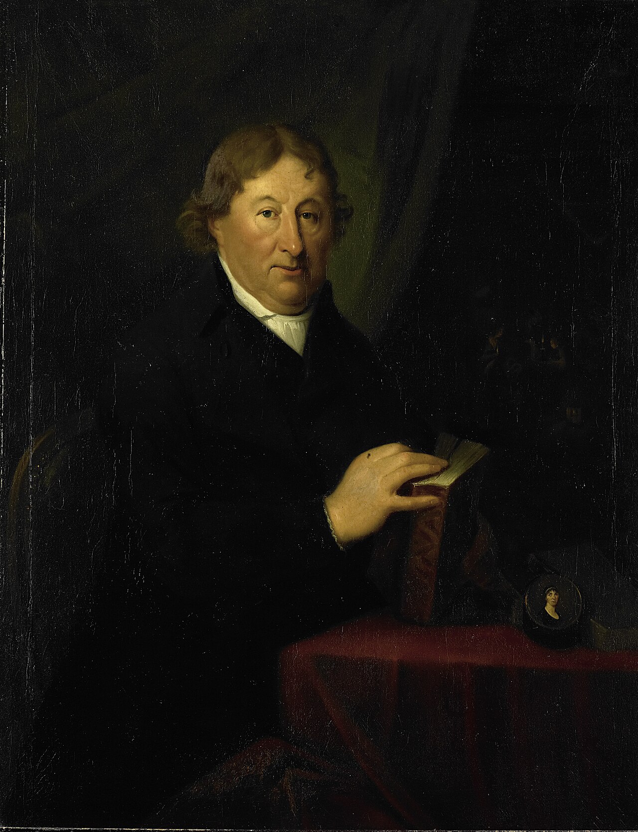 Portrait of Gerrit van der Pot, Lord of Groeneveld, Art Collector in Rotterdam by Johann Baptist Scheffer