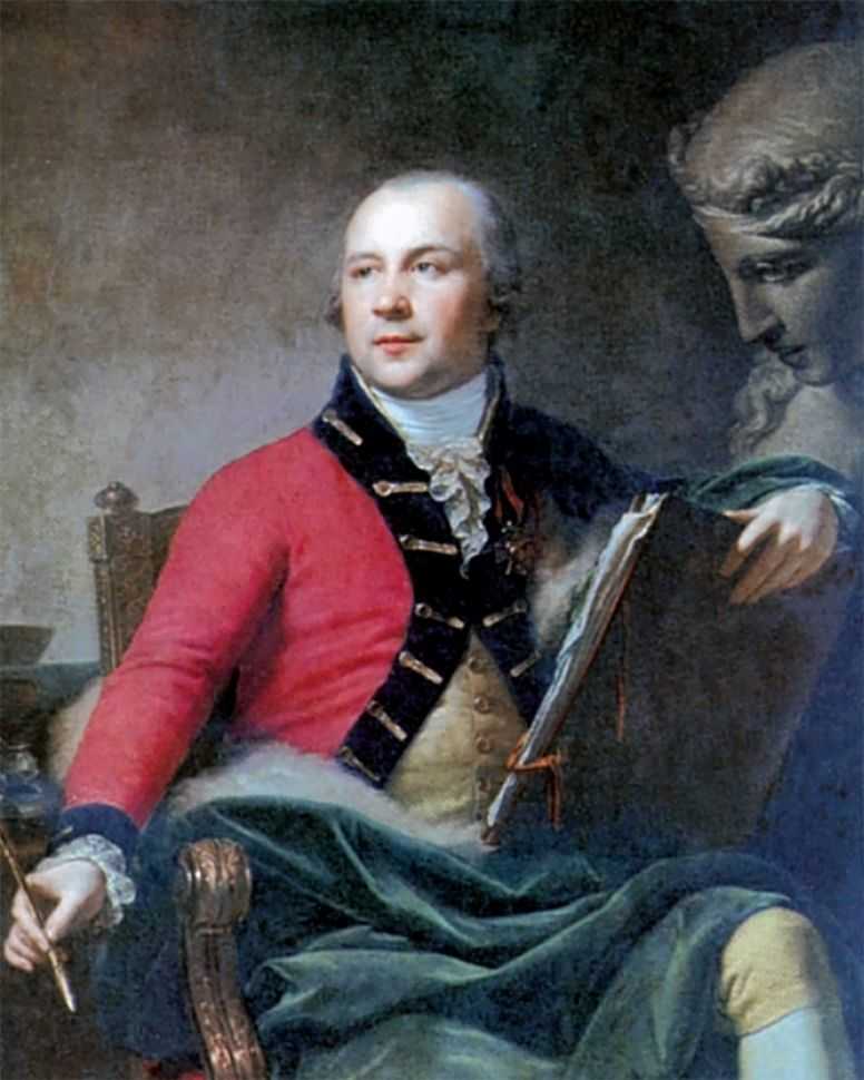 Ivan Akimovich Akimov (1754–1814), Russian painter by Johann Baptist von Lampi the Younger
