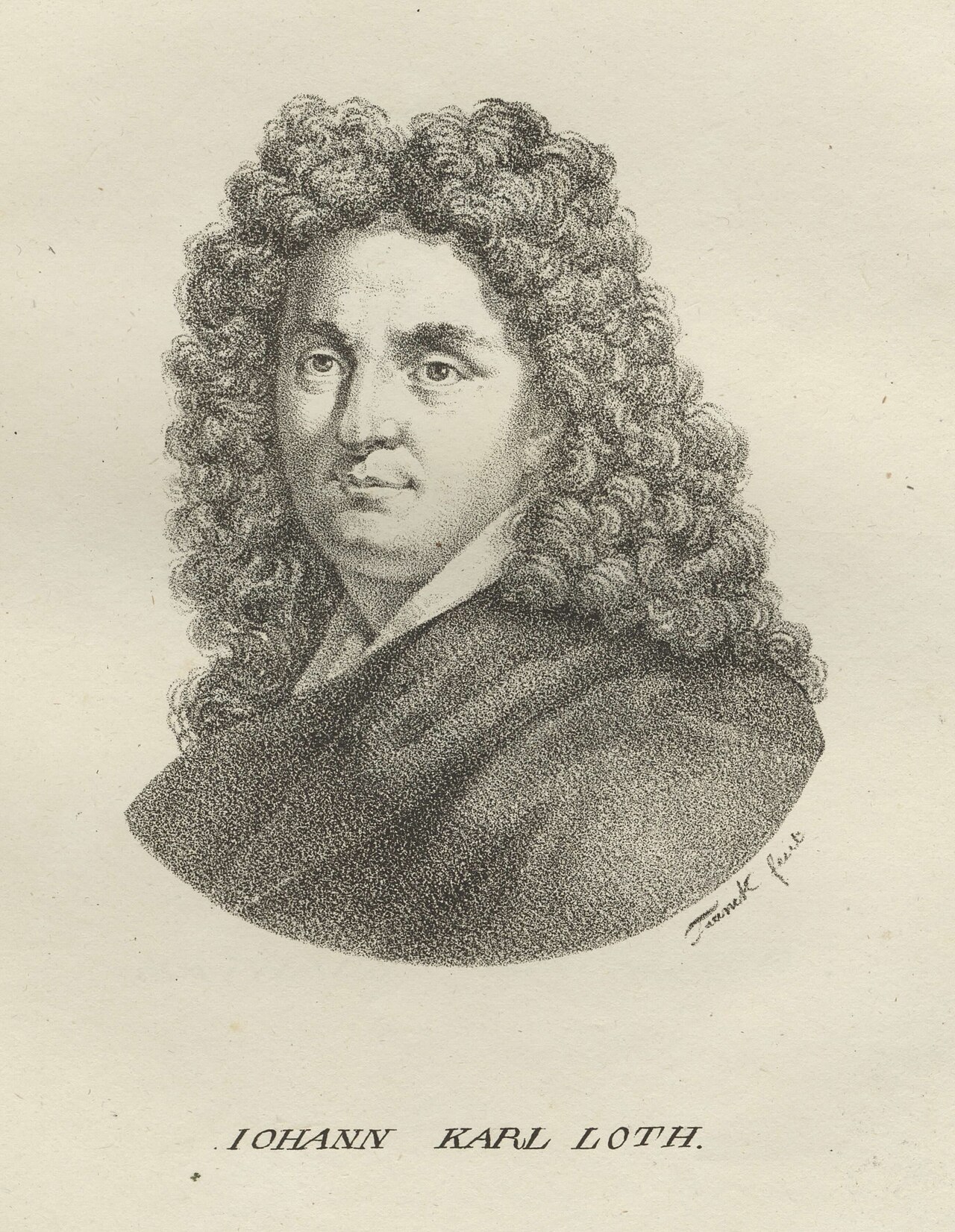 Portrait of Johann Carl Loth