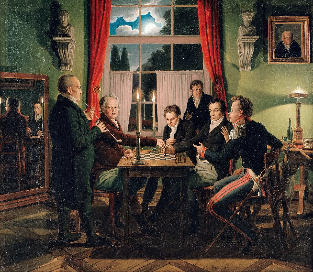 The Chess Game by Johann Erdmann Hummel