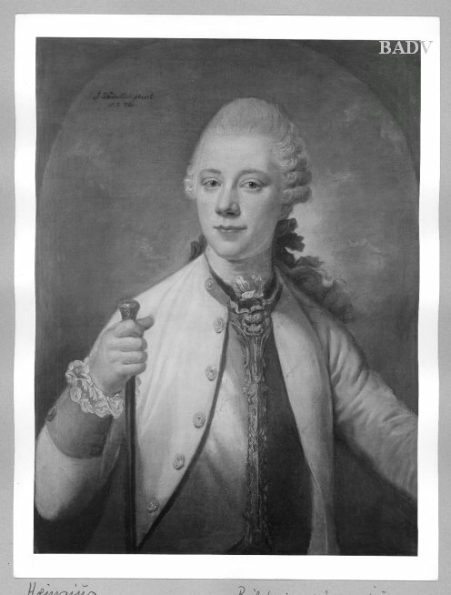 portrait of a man by Johann Ernst Heinsius