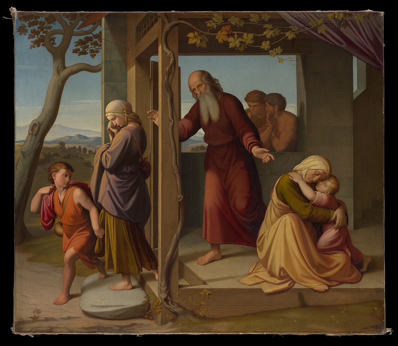 The Banishment of Hagar by Johann Friedrich Overbeck