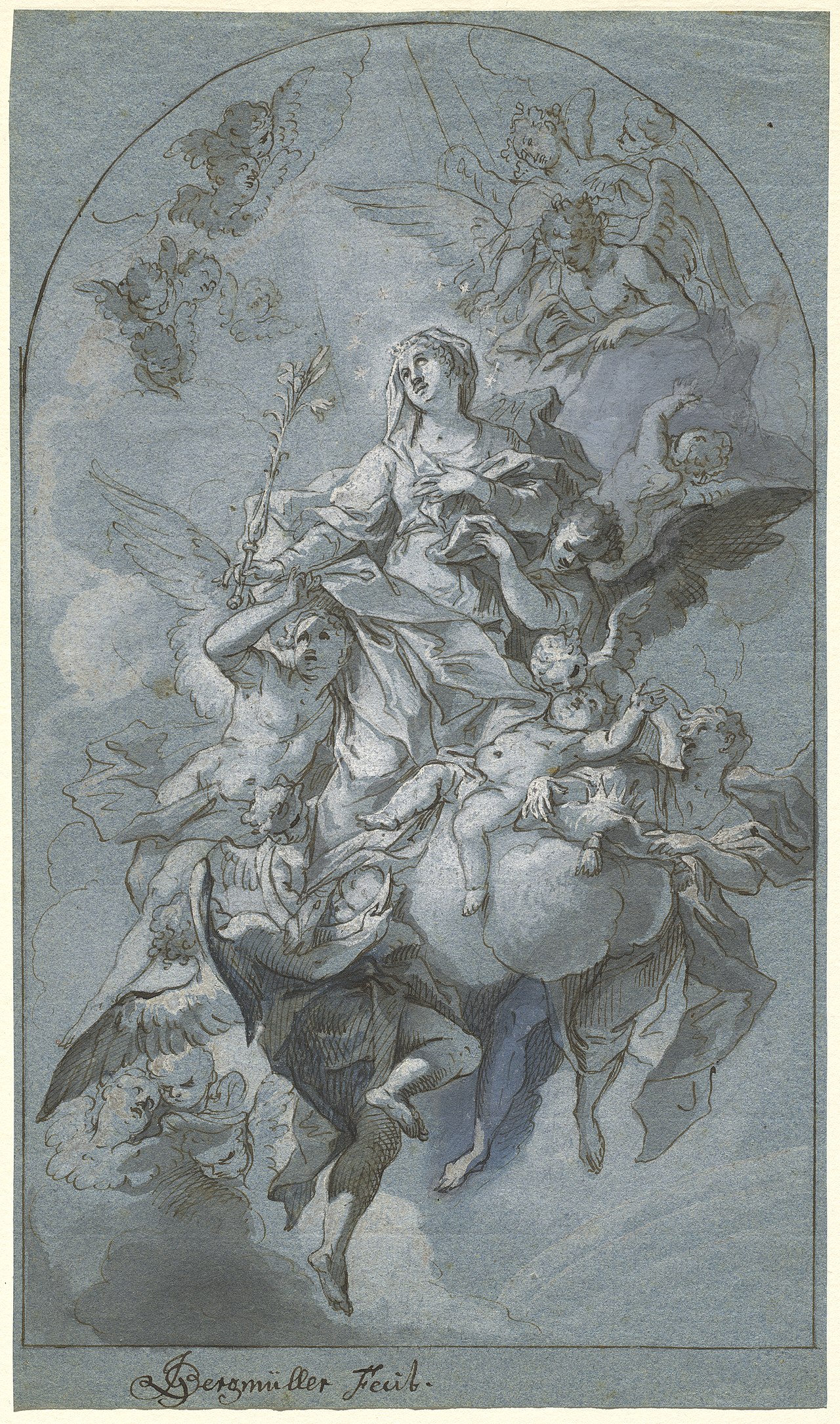The Immaculate Conception by Johann Georg Bergmüller