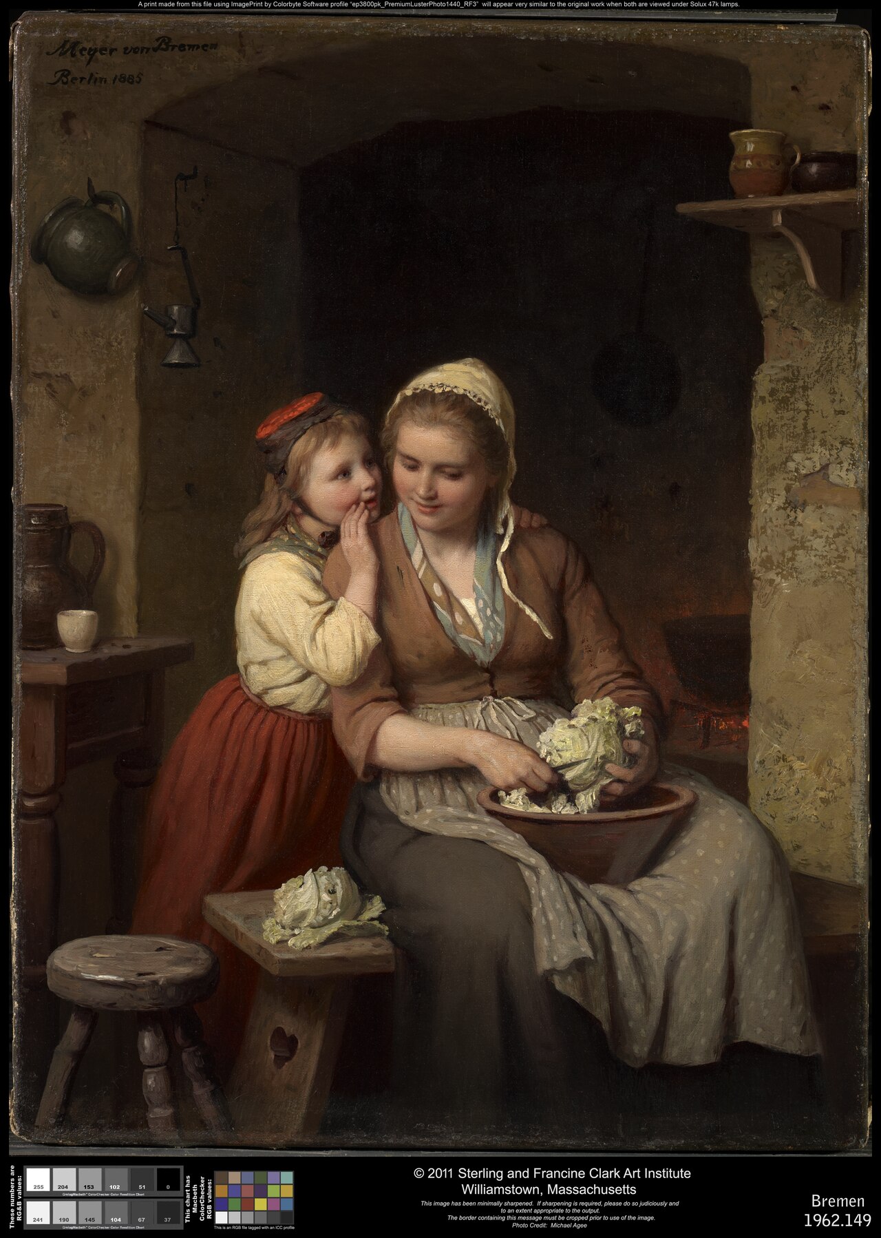 The Secret by Johann Georg Meyer