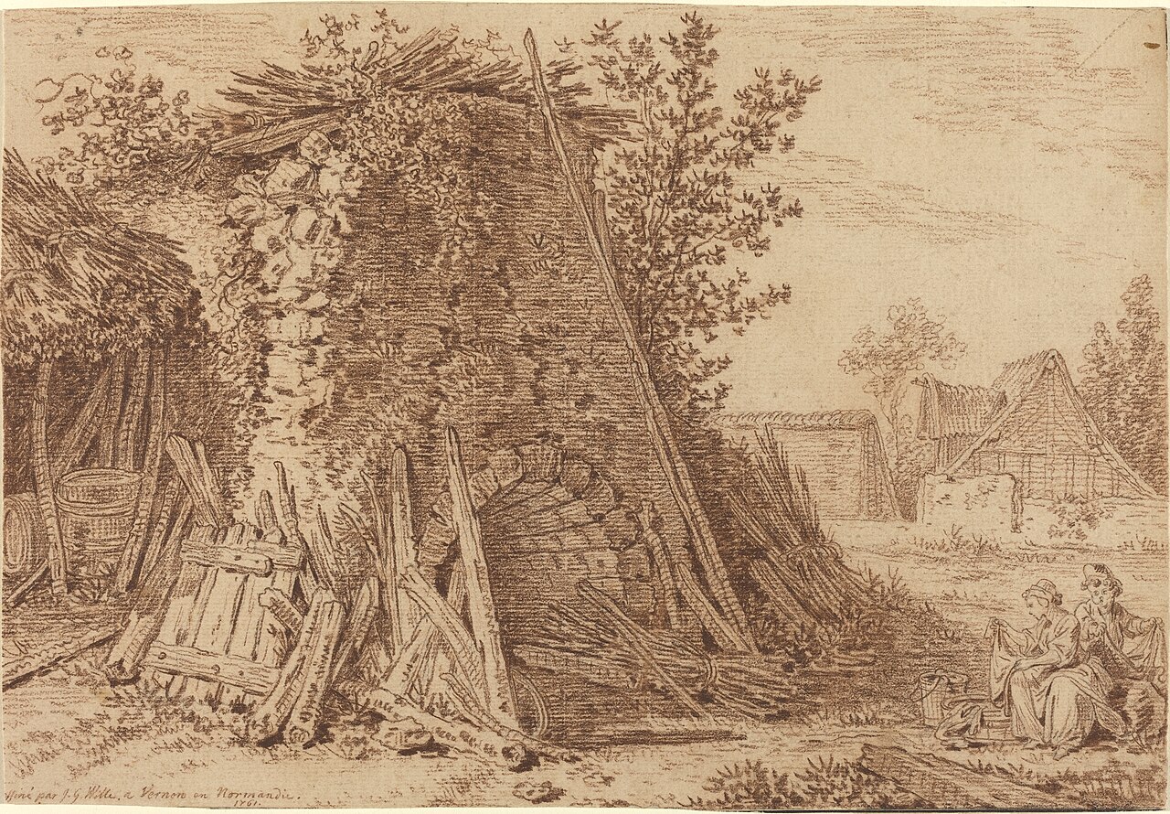 A Rustic Kiln at Vernon by Johann Georg Wille