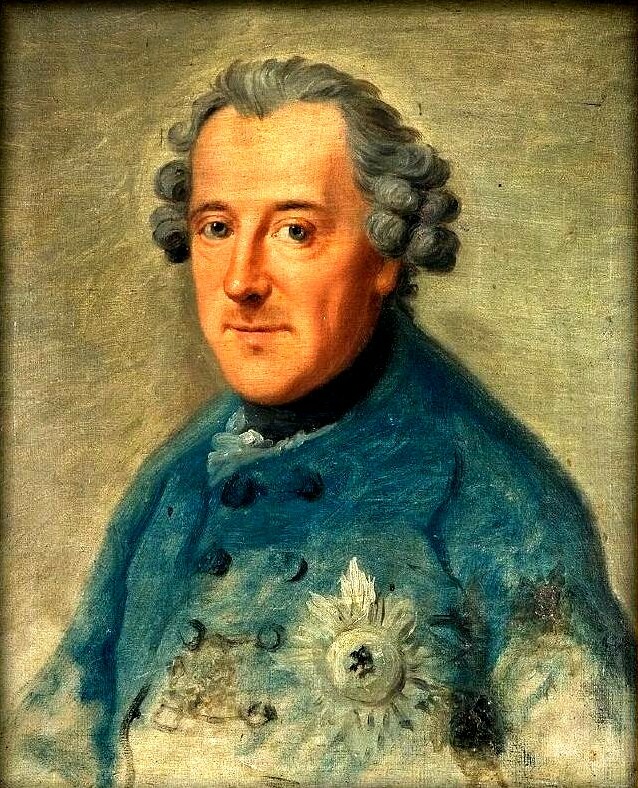 Portrait of Frederick II of Prussia by Johann Georg Ziesenis