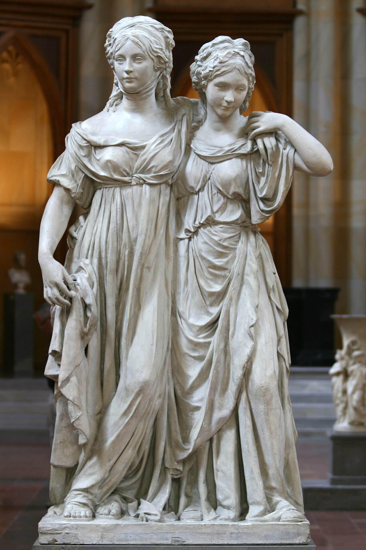 Princesses Monument by Johann Gottfried Schadow