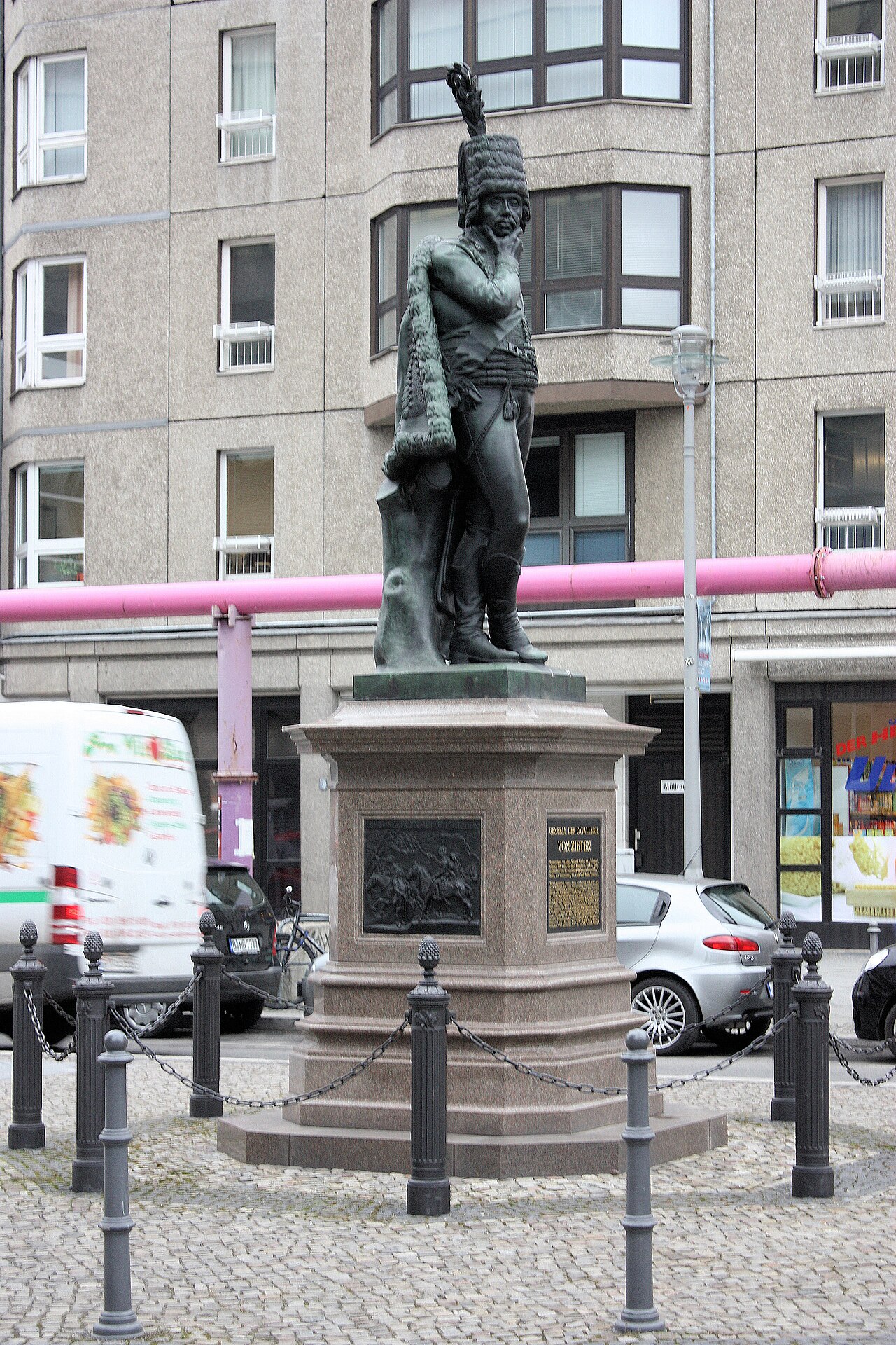 Statue of Hans Joachim von Zieten by Johann Gottfried Schadow