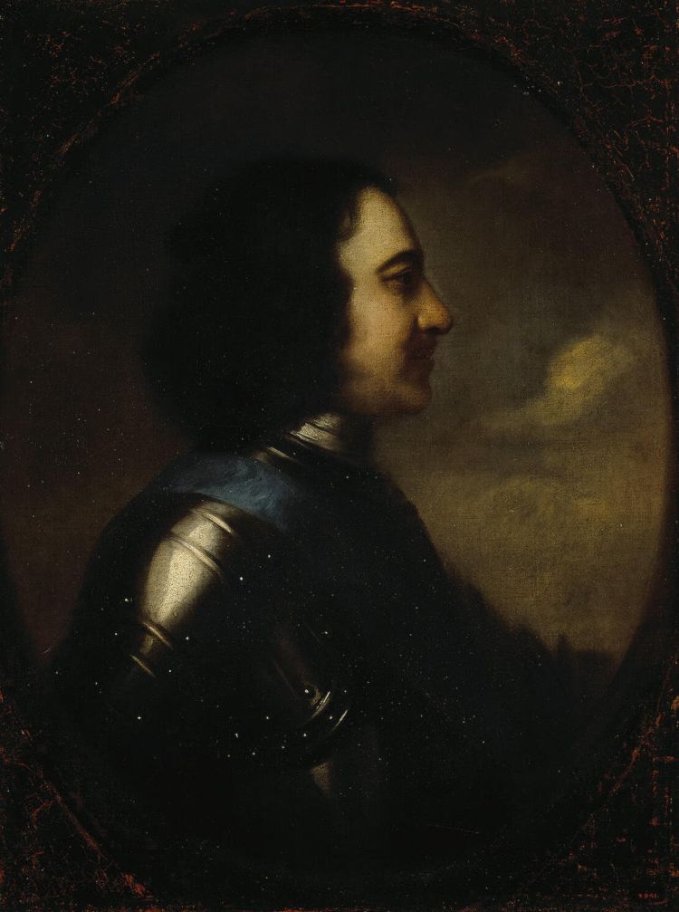 Portrait of Peter the Great by Johann Gottfried Tannauer