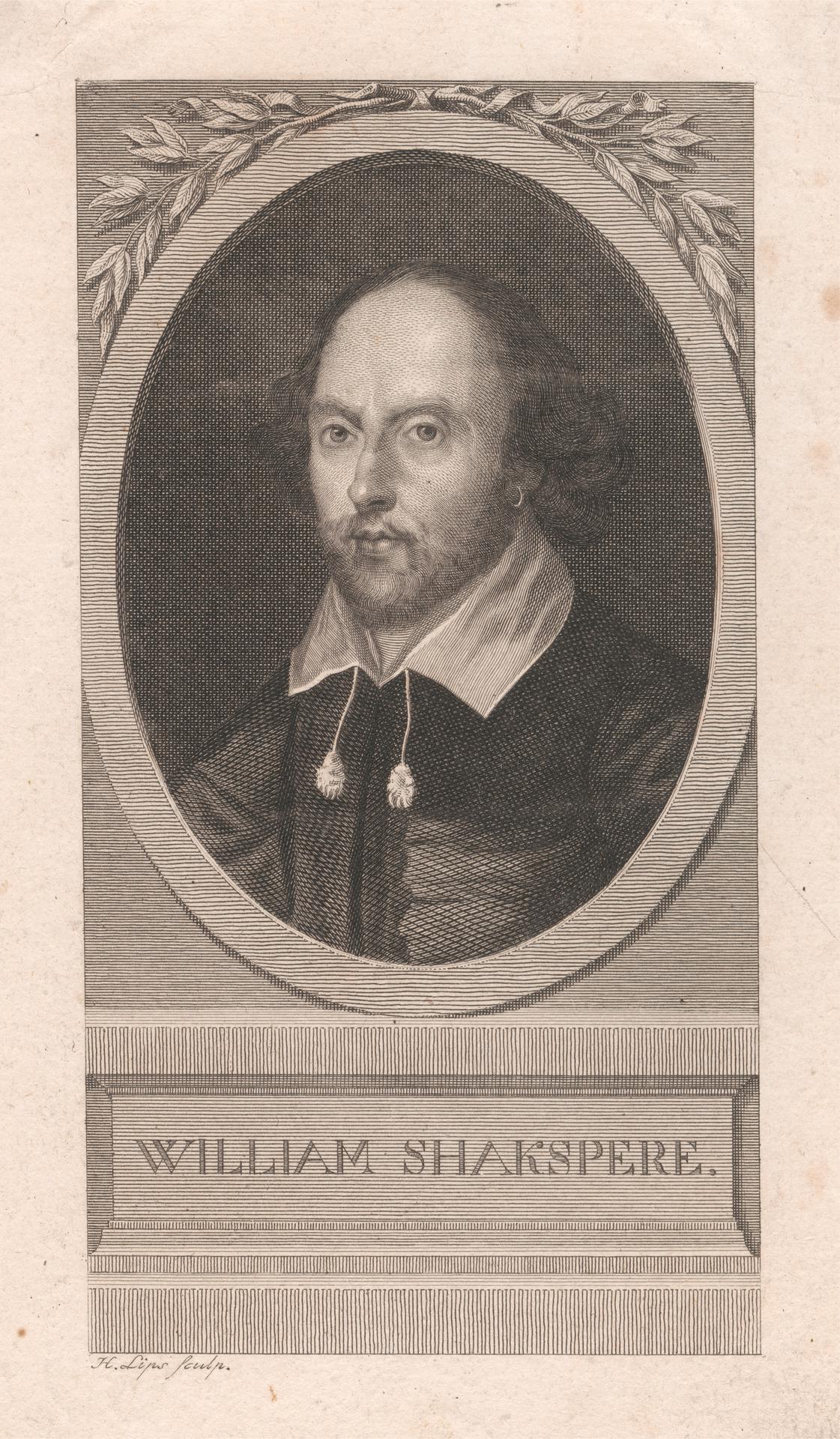 William Shakspere by Johann Heinrich Lips