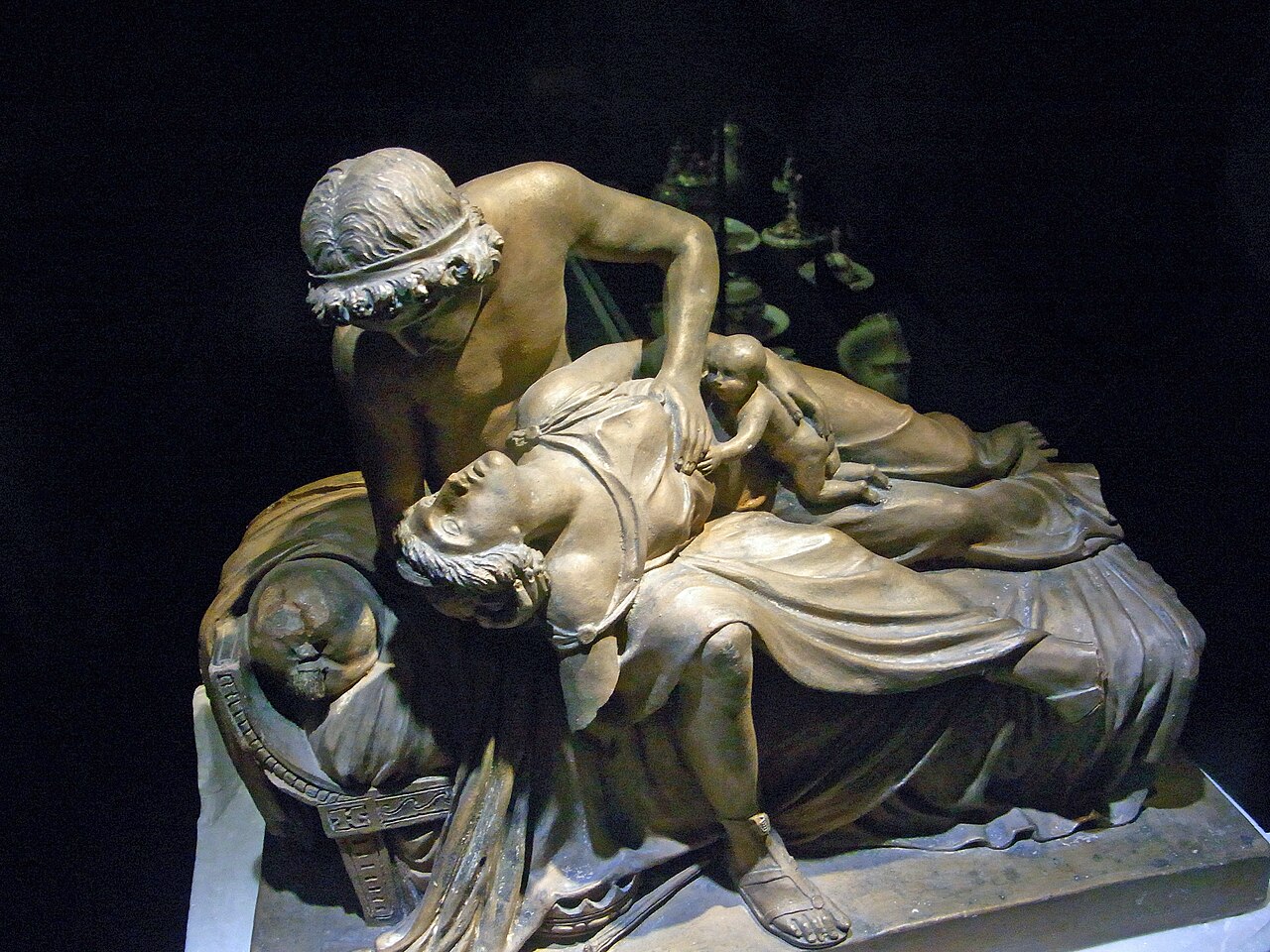 room monument for Elisabeth von Württemberg by Johann Heinrich von Dannecker