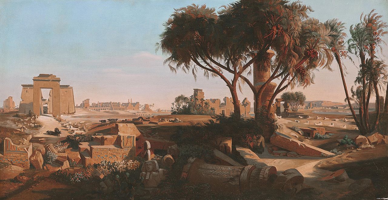 View of Karnak in Egypt by Johann Jakob Frey