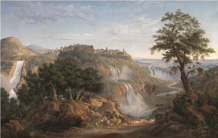 View of Tivoli by Johann Jakob Frey