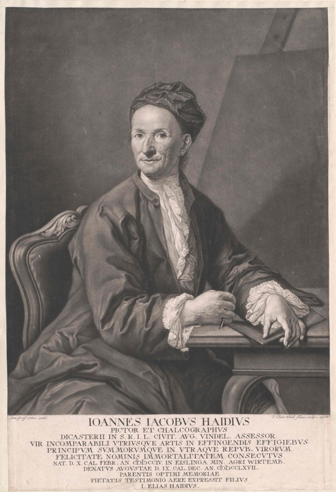 Portrait of Johann Jakob Haid