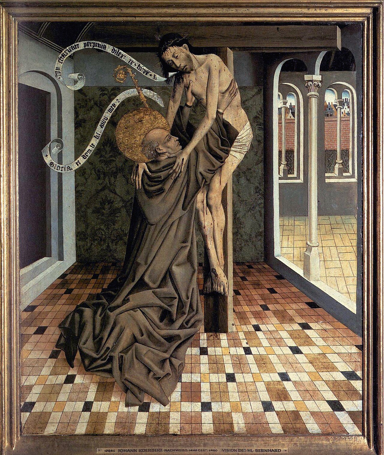 Vision of St. Bernhard by Johann Koerbecke