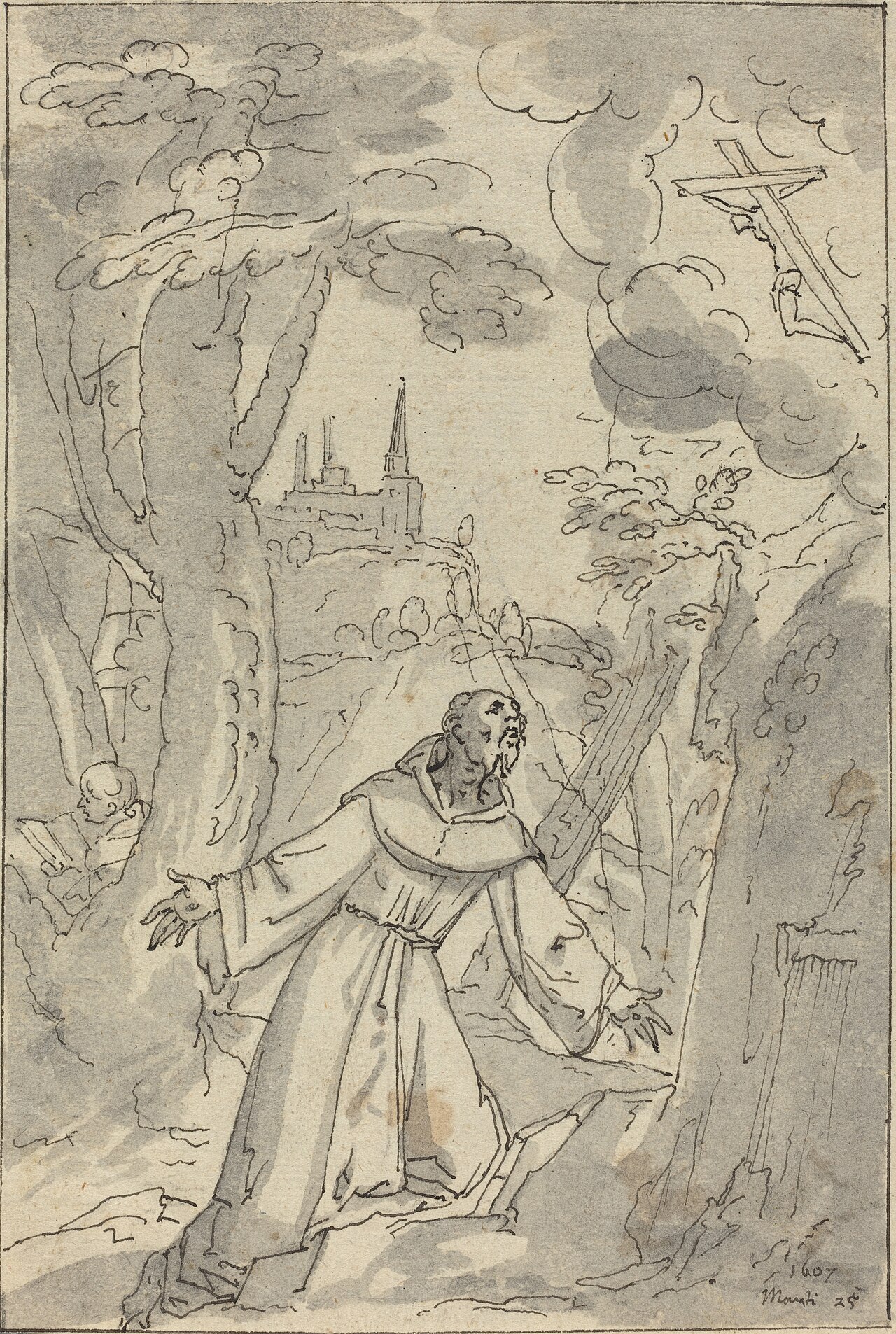 The Stigmatization of Saint Francis by Johann Matthias Kager