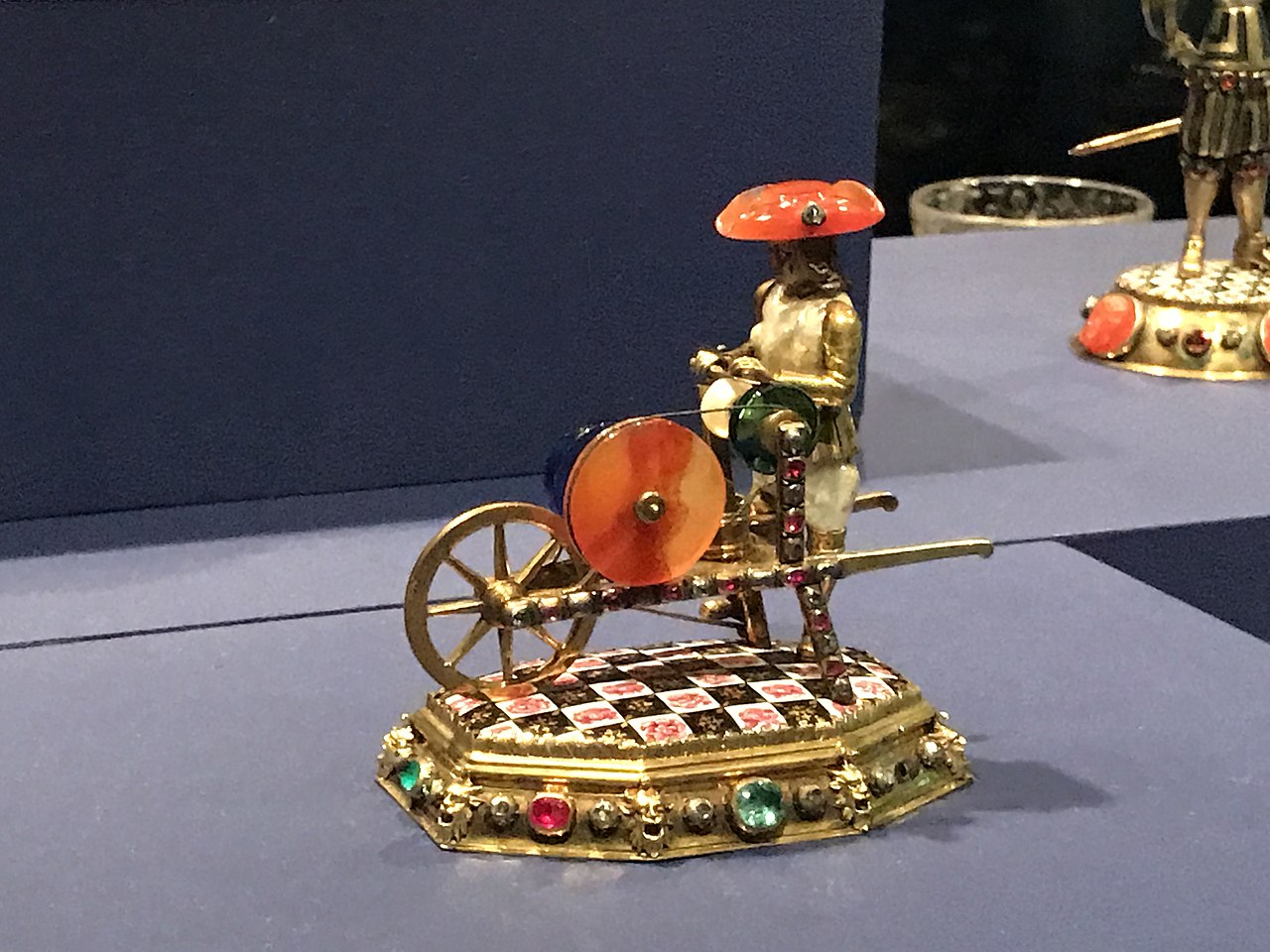 Statuette of a Knife Grinder by Johann Melchior Dinglinger