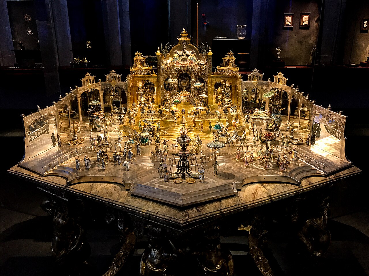 Throne of Aurangzeb by Johann Melchior Dinglinger