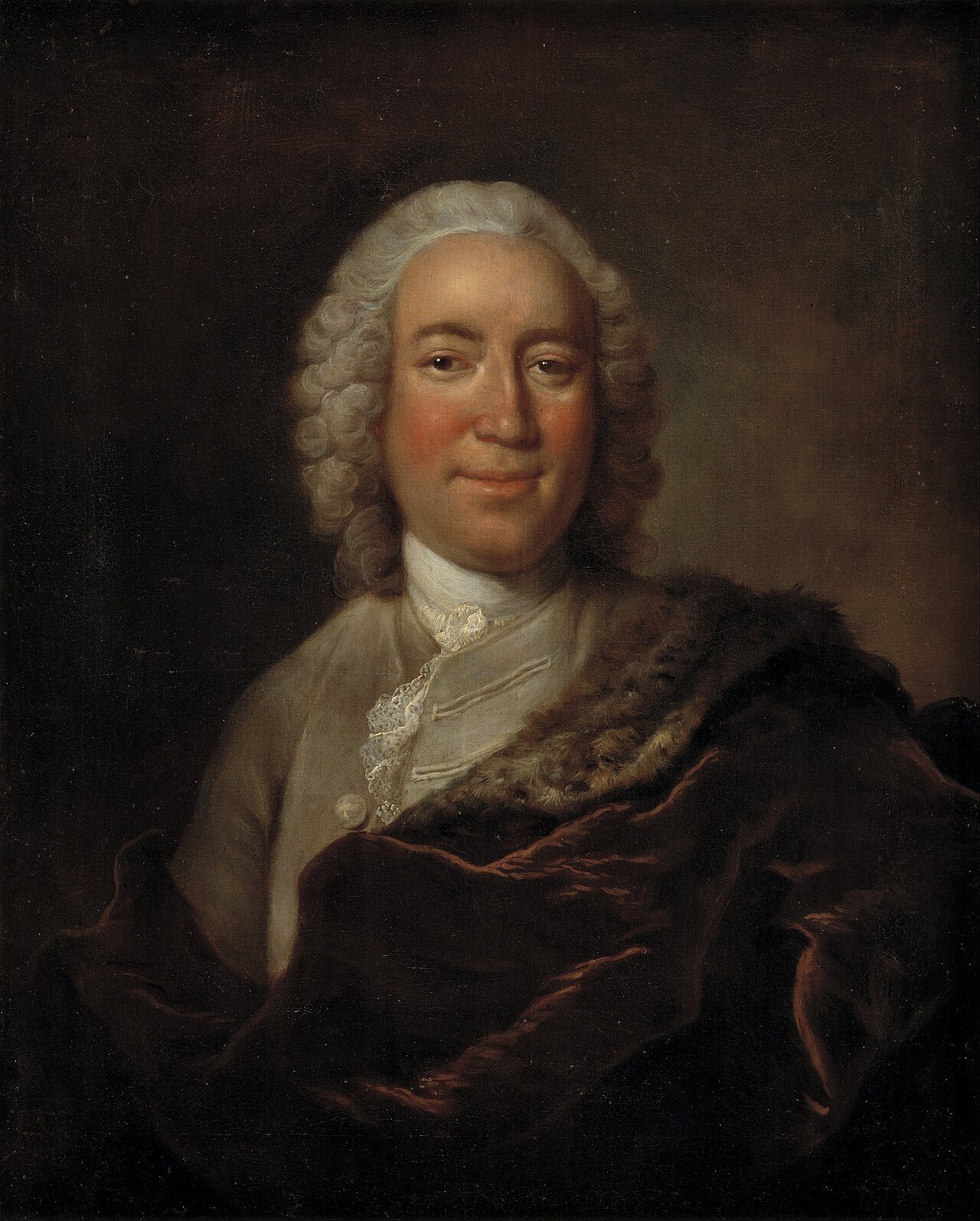 Gerhard Morell, Keeper of the Royal Danish Kunstkammer by Johann Salomon Wahl