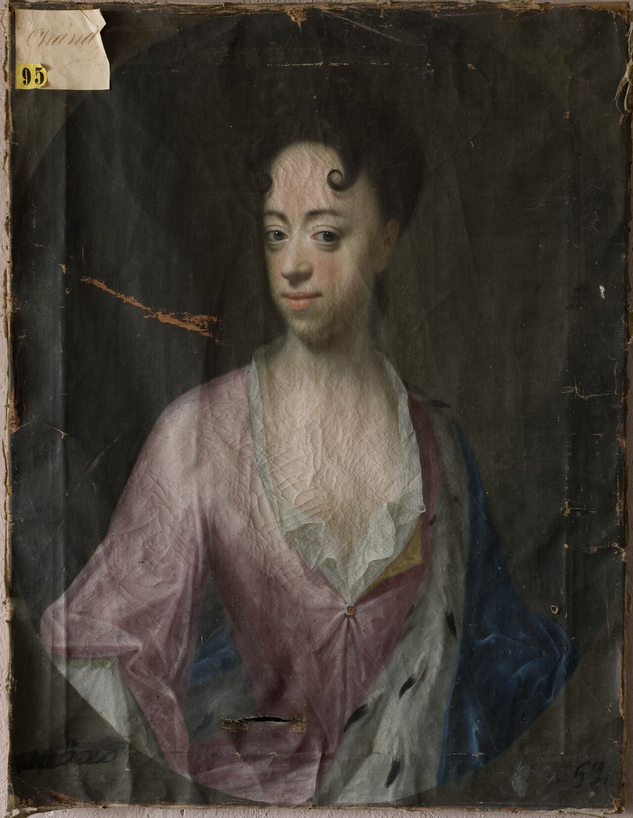 Okänd kvinna by Johann Salomon Wahl