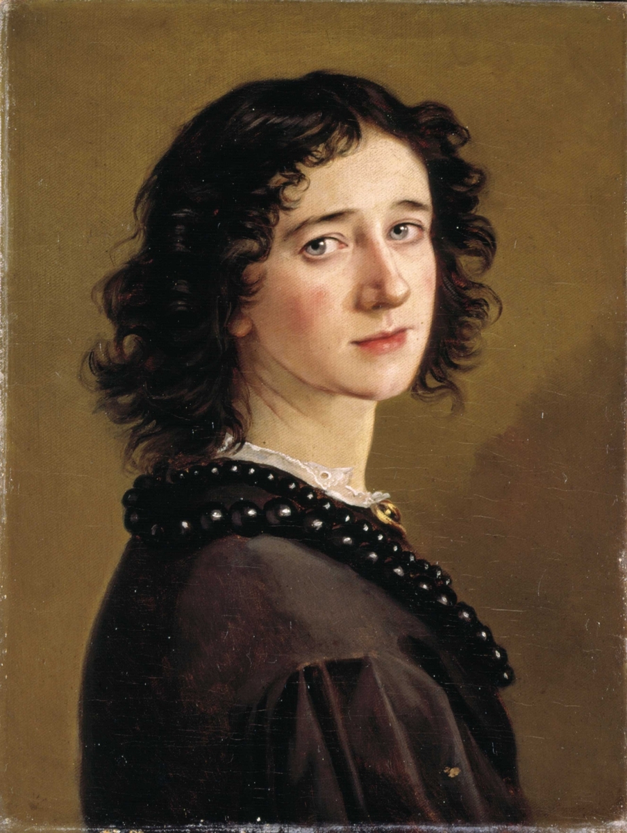 Self-portrait by Johanne Mathilde Dietrichson