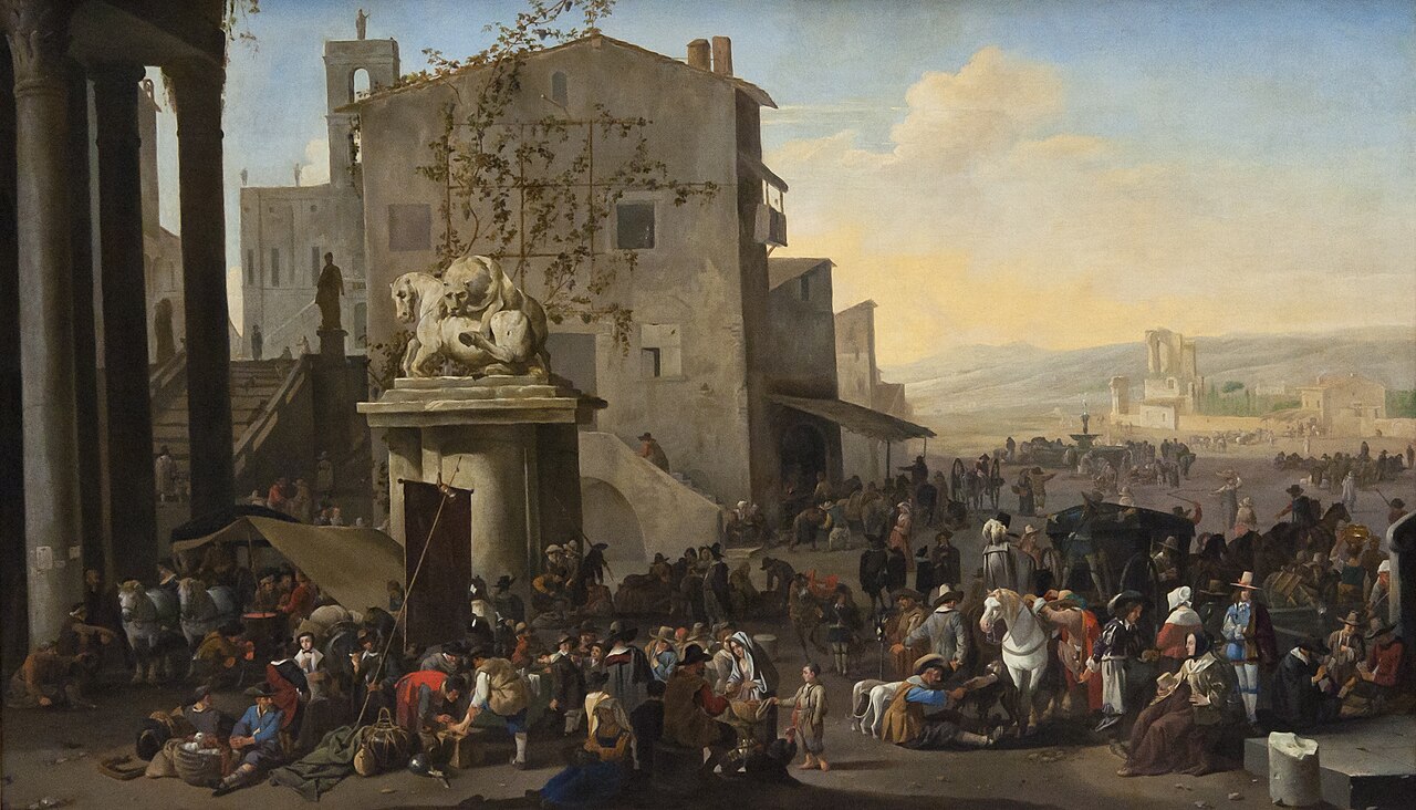 Campo Vaccino in Rome by Johannes Lingelbach