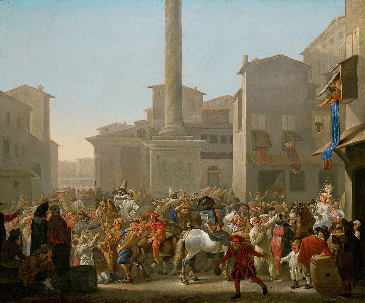 Carnival in Rome by Johannes Lingelbach