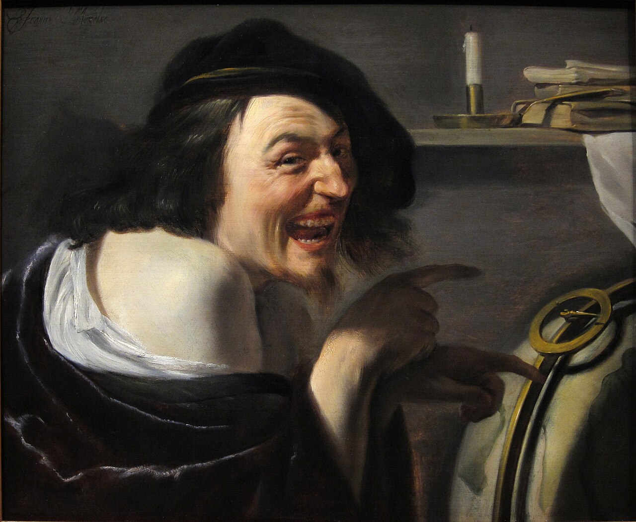 Democritus by Johannes Moreelse